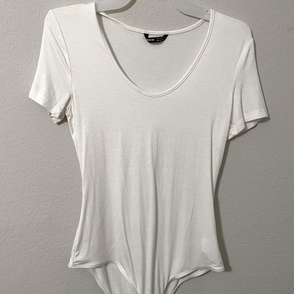 Casual White Bodysuit